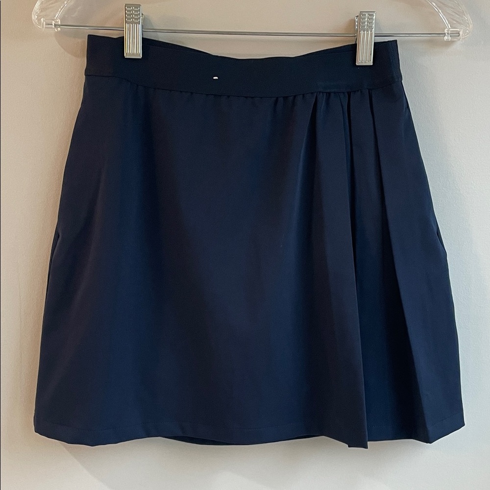 Lady Hagen Navy Pleated Golf Skirt XS NWT